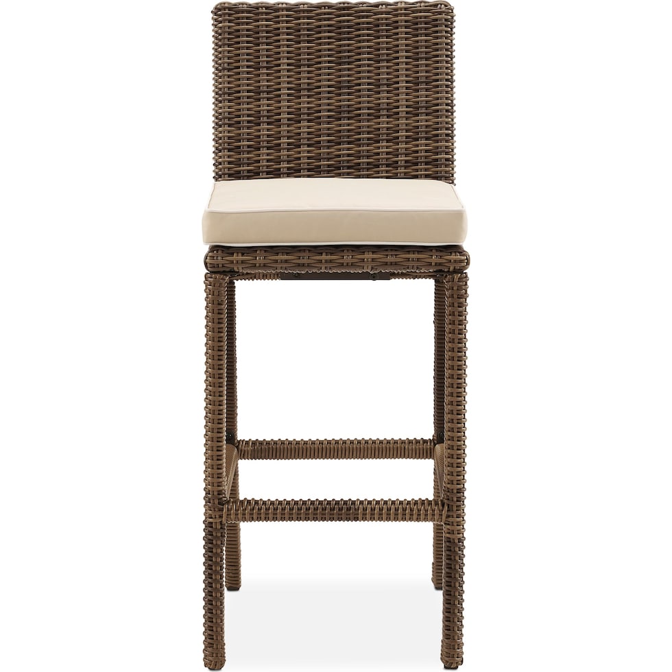 destin light brown outdoor bar stools   