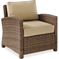 destin light brown outdoor loveseat set   