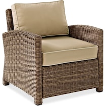 destin light brown outdoor loveseat set   