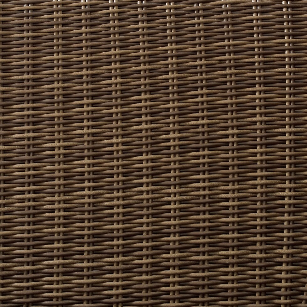 destin light brown outdoor loveseat set   