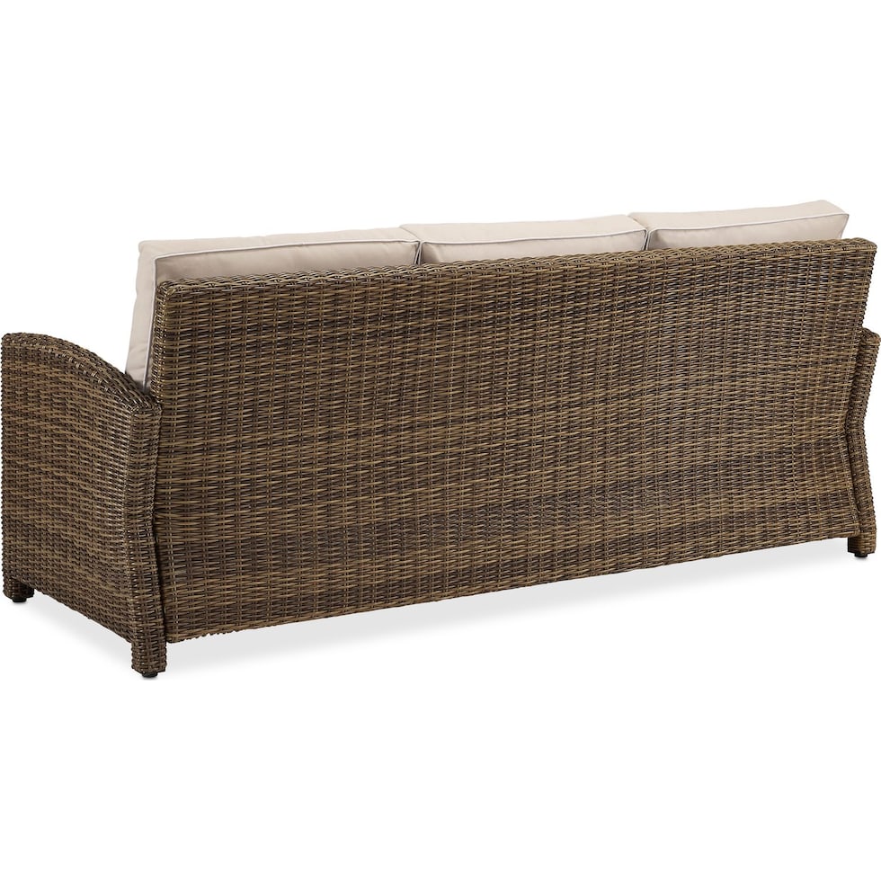 destin light brown outdoor sofa   