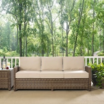 destin light brown outdoor sofa   