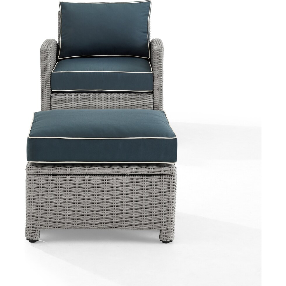 destin navy gray outdoor chair set   