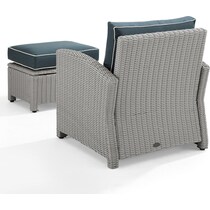 destin navy gray outdoor chair set   
