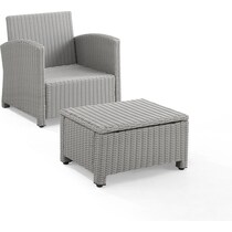 destin navy gray outdoor chair set   