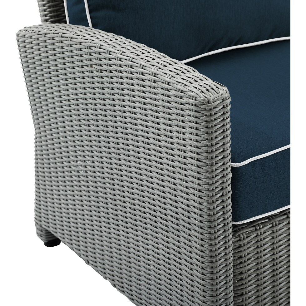 destin navy gray outdoor chair set   