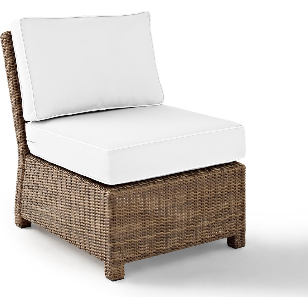 destin white and brown outdoor chair   
