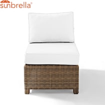 destin white and brown outdoor chair   
