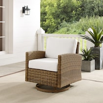 destin white and brown outdoor chair   