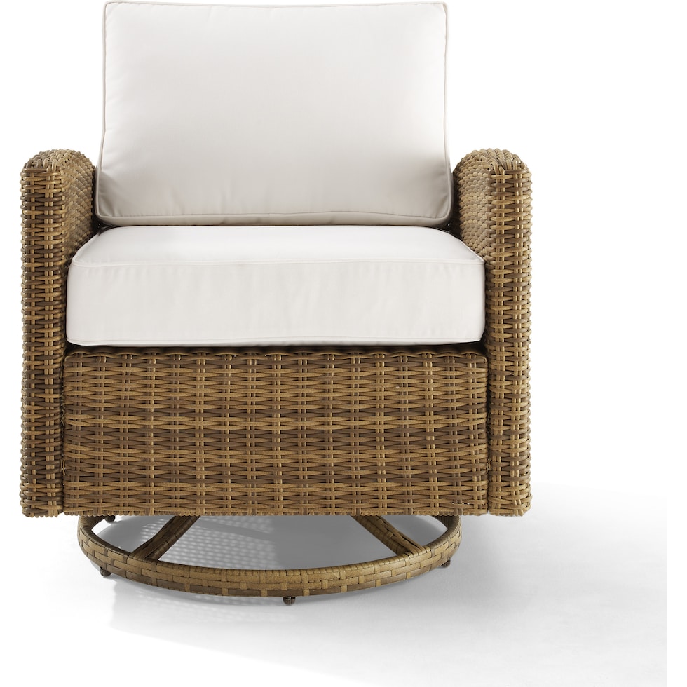 destin white and brown outdoor chair   