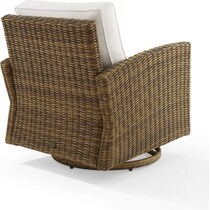 destin white and brown outdoor chair   