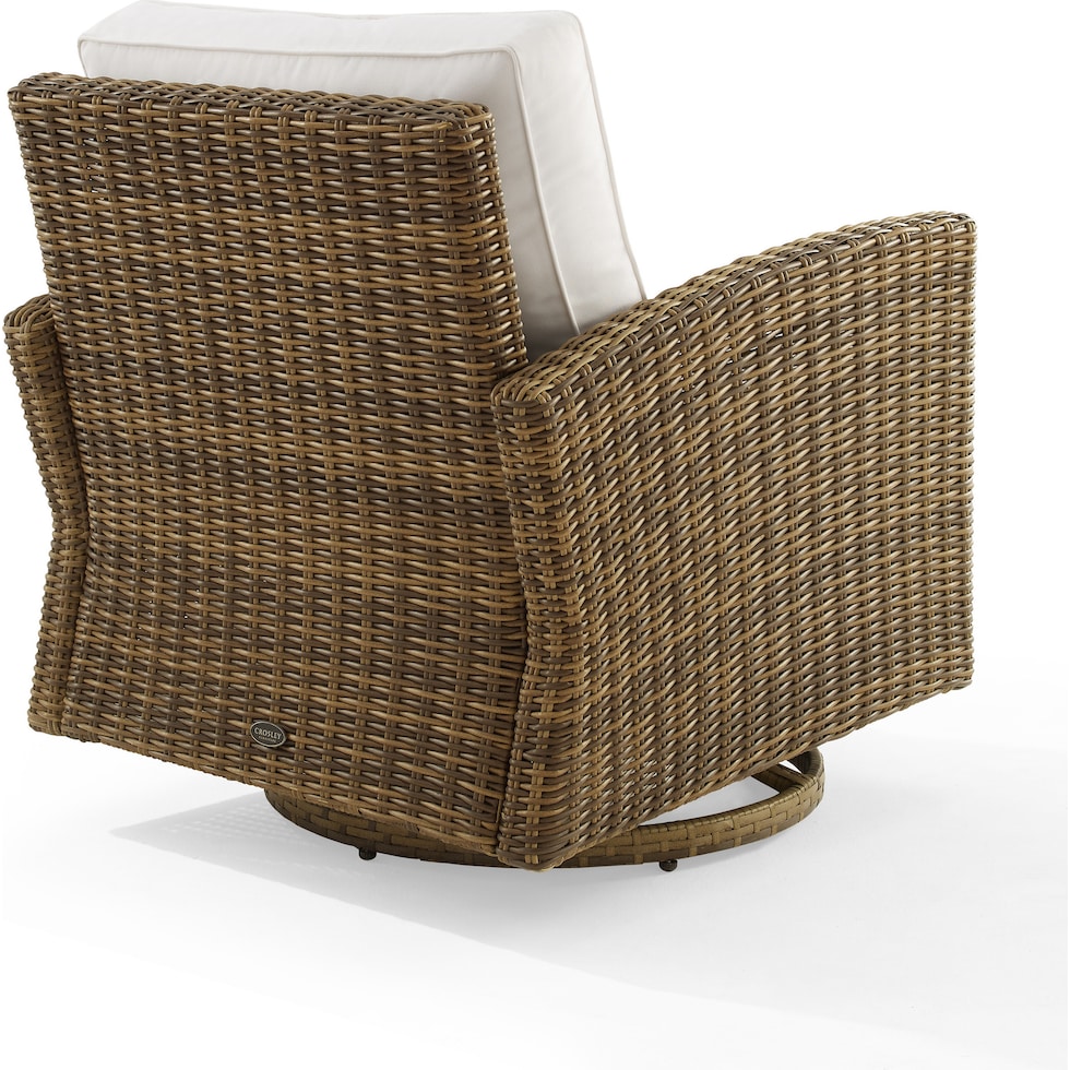 destin white and brown outdoor chair   
