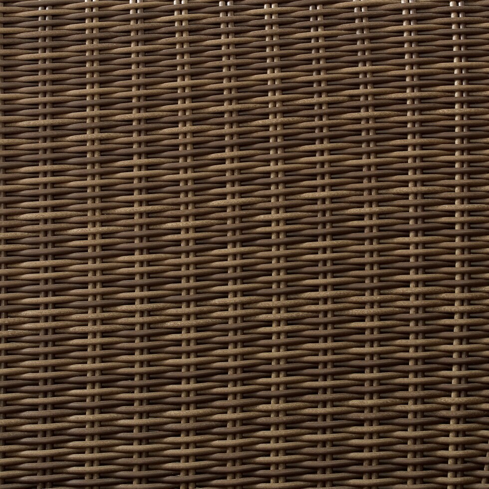 destin white and brown outdoor sectional set   