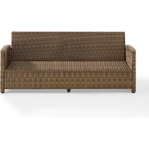 destin white and brown outdoor sofa   