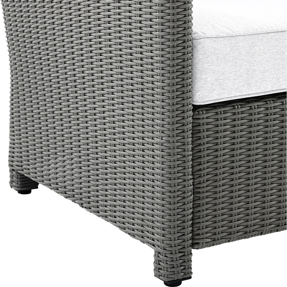destin white and gray outdoor sofa set   