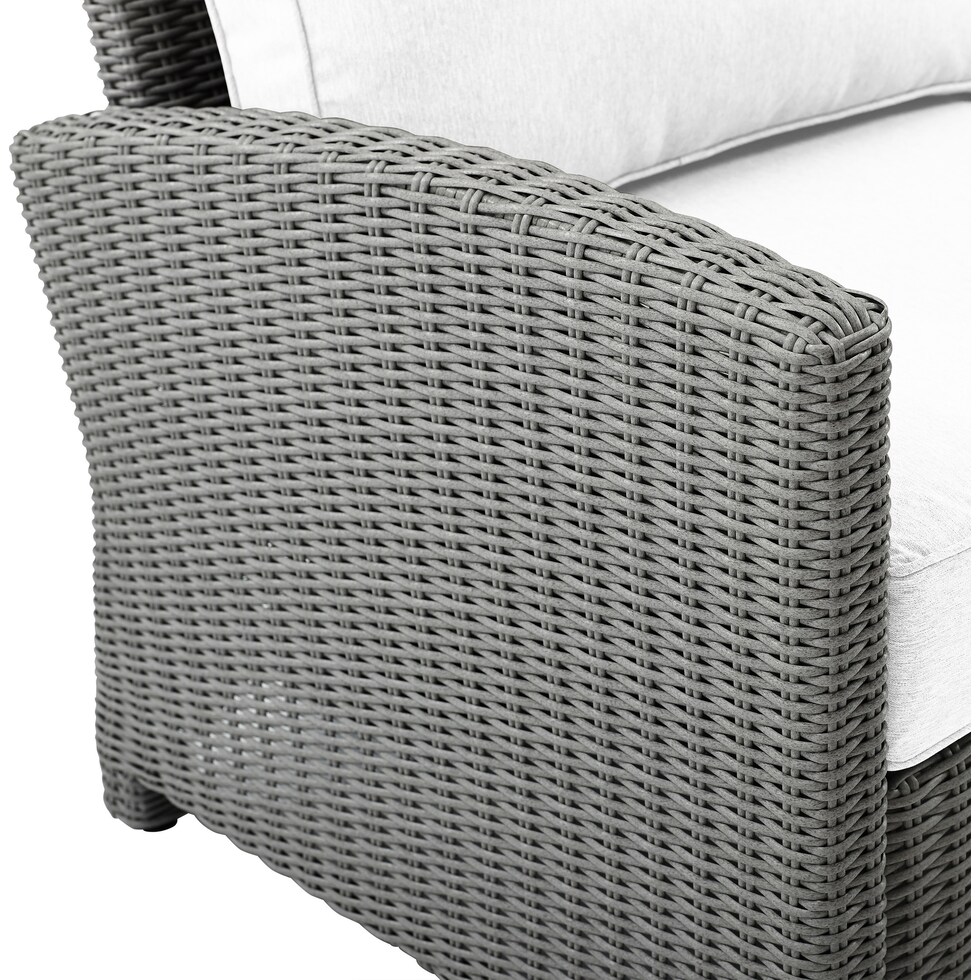 destin white and gray outdoor sofa set   