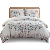 destiny multicolor king california king bedding set   