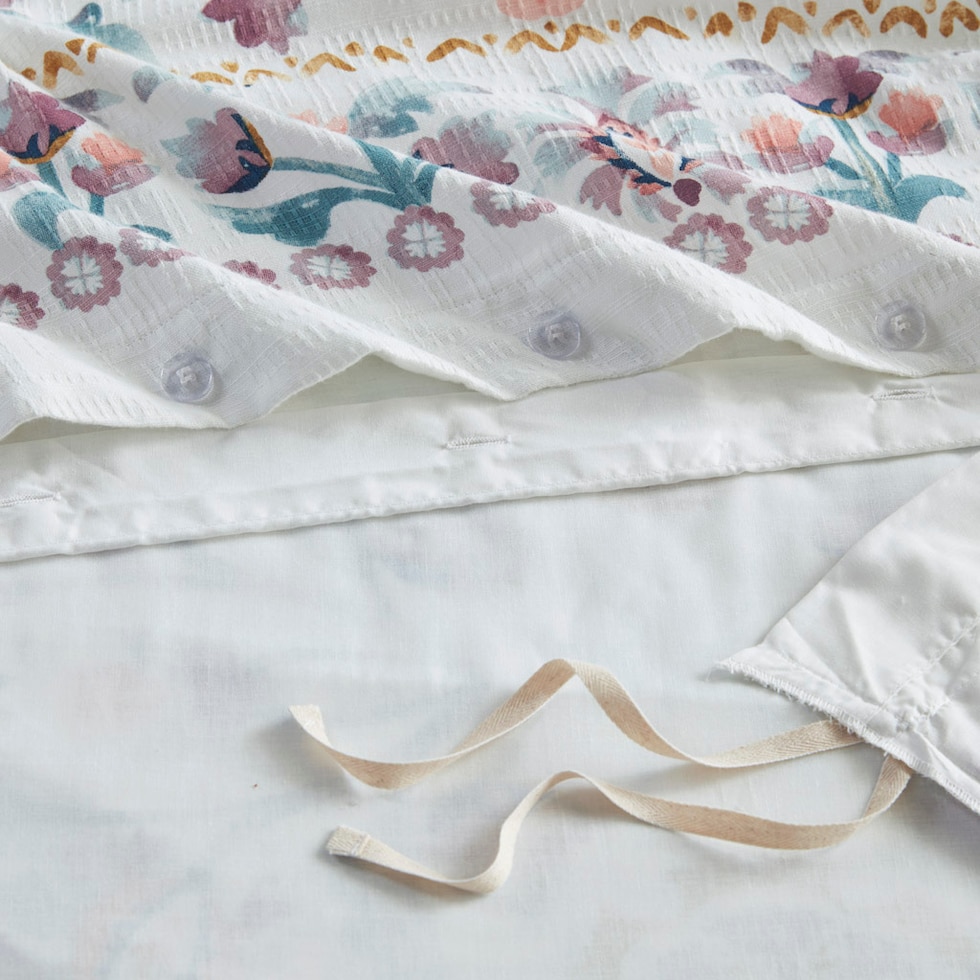destiny multicolor king california king bedding set   