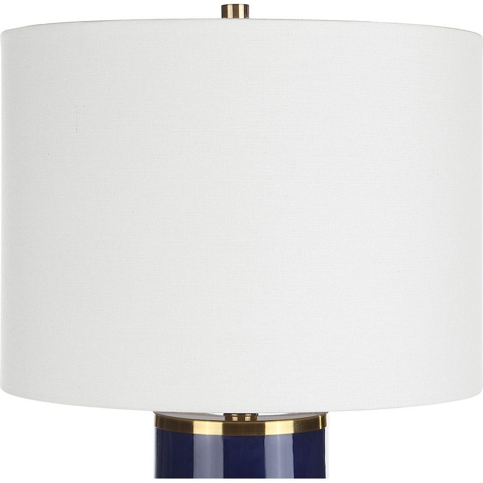 develyn royal blue lamp   