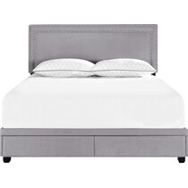 devereaux gray king bed   