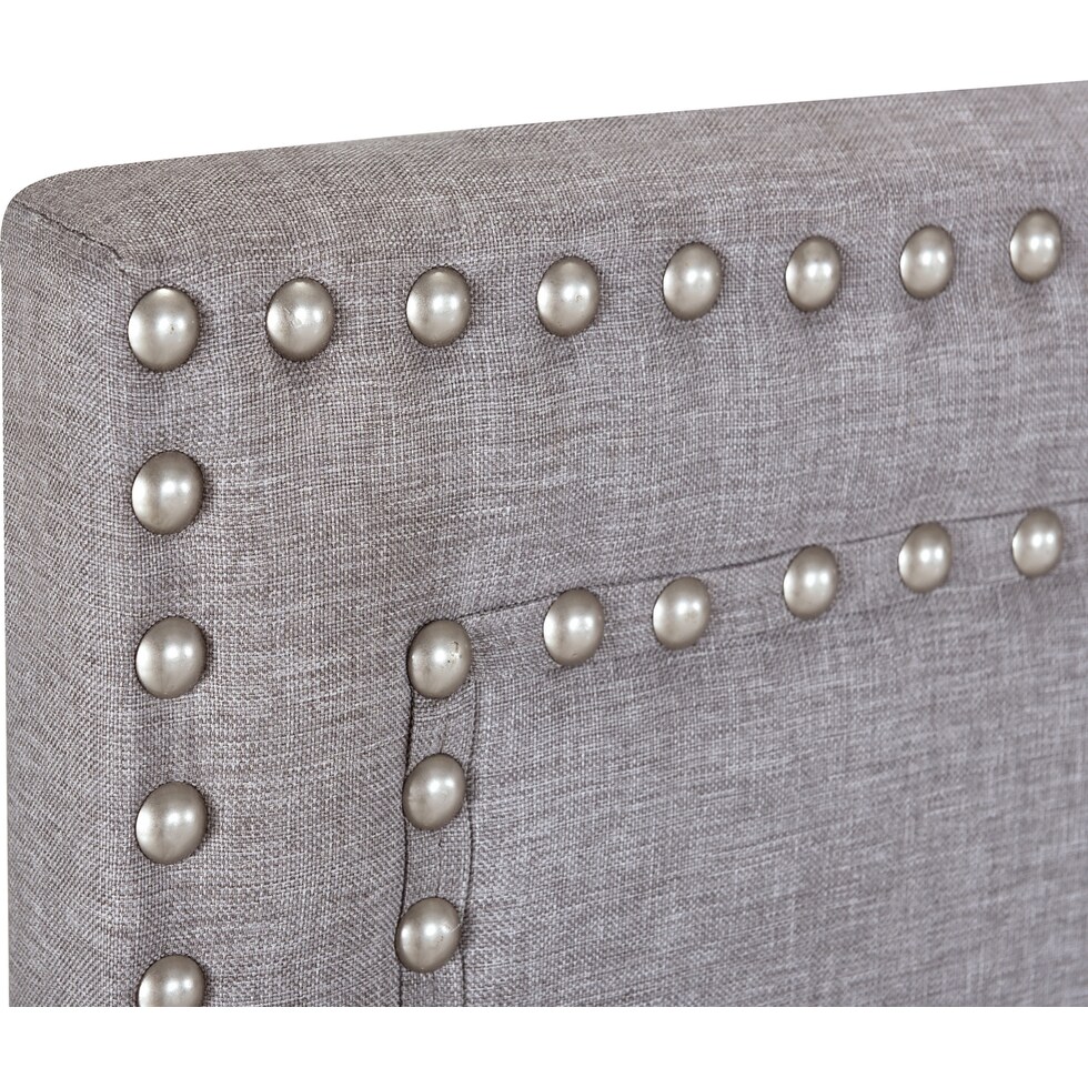 devereaux gray king bed   