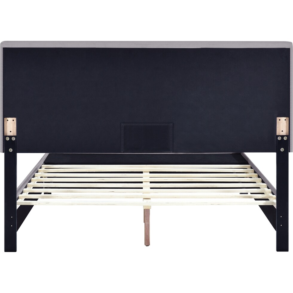 devereaux gray king bed   