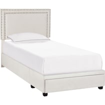 devereaux gray twin bed   