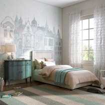 devereaux gray twin bed   