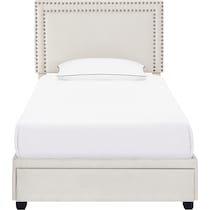 devereaux gray twin bed   