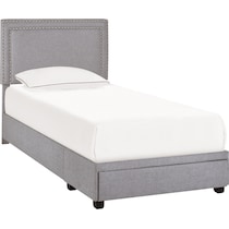 devereaux gray twin bed   