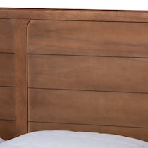 devika dark brown queen bed   