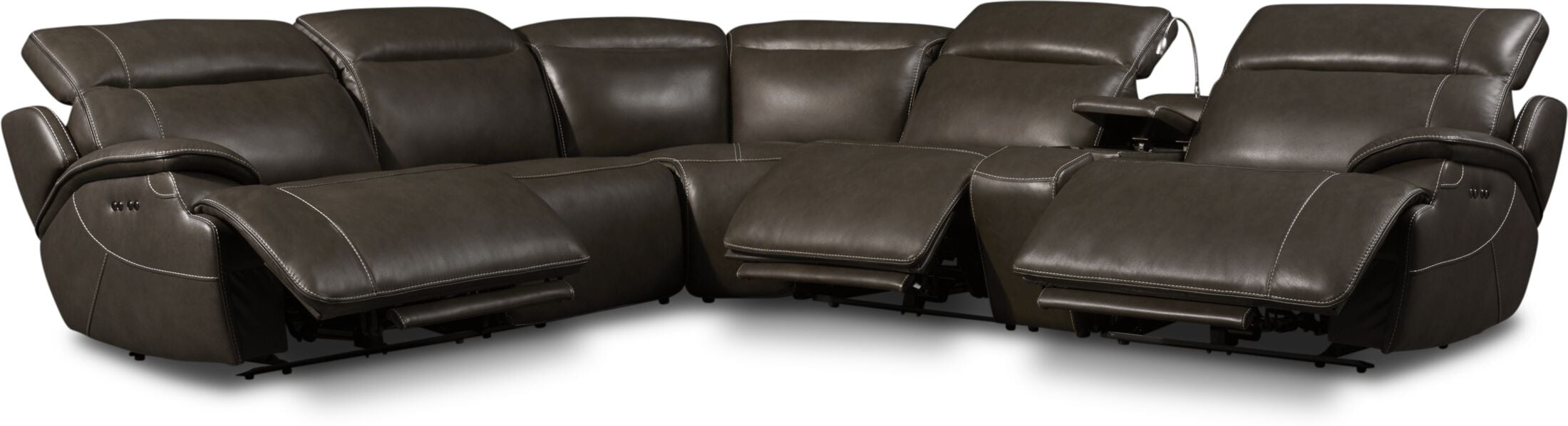 Value city deals sectionals with recliners