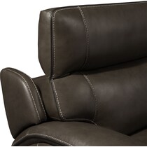 devon gray  pc power reclining sectional   