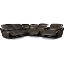 devon gray sectional   