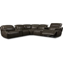 devon gray sectional   