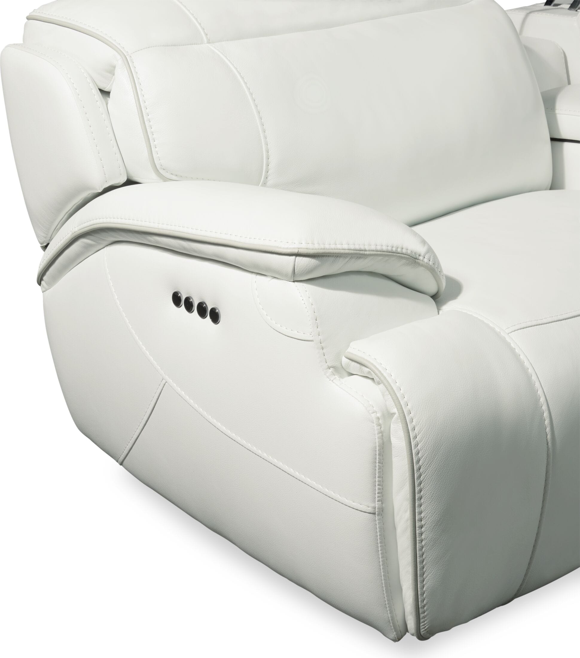 Devon Dual-Power Reclining Sofa With Console | Value City Furniture