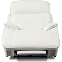 devon white recliner   