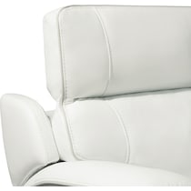 devon white recliner   