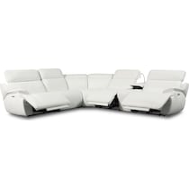 devon white sectional   