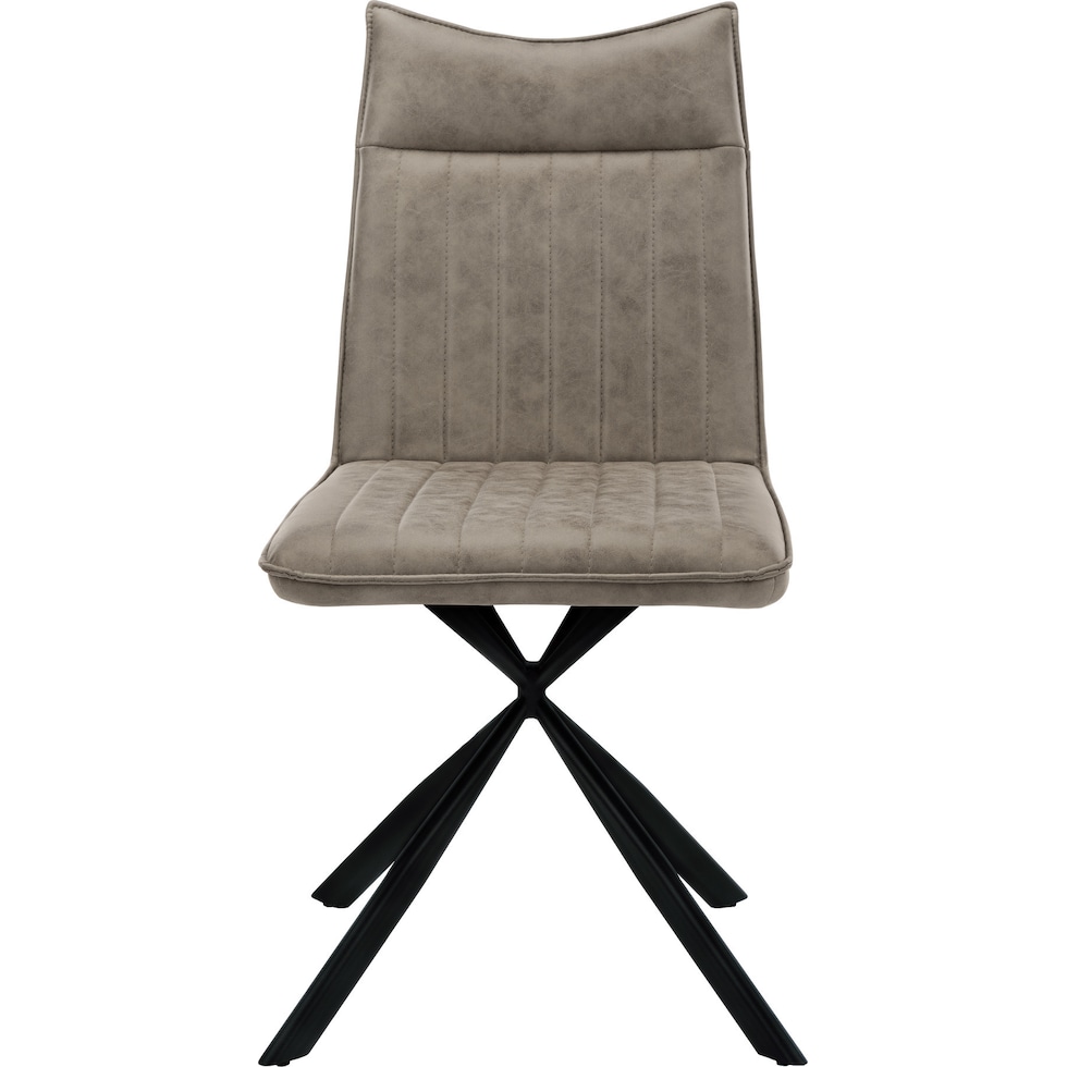 dex beige black chair   