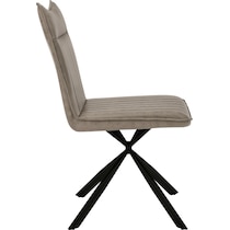 dex beige black chair   