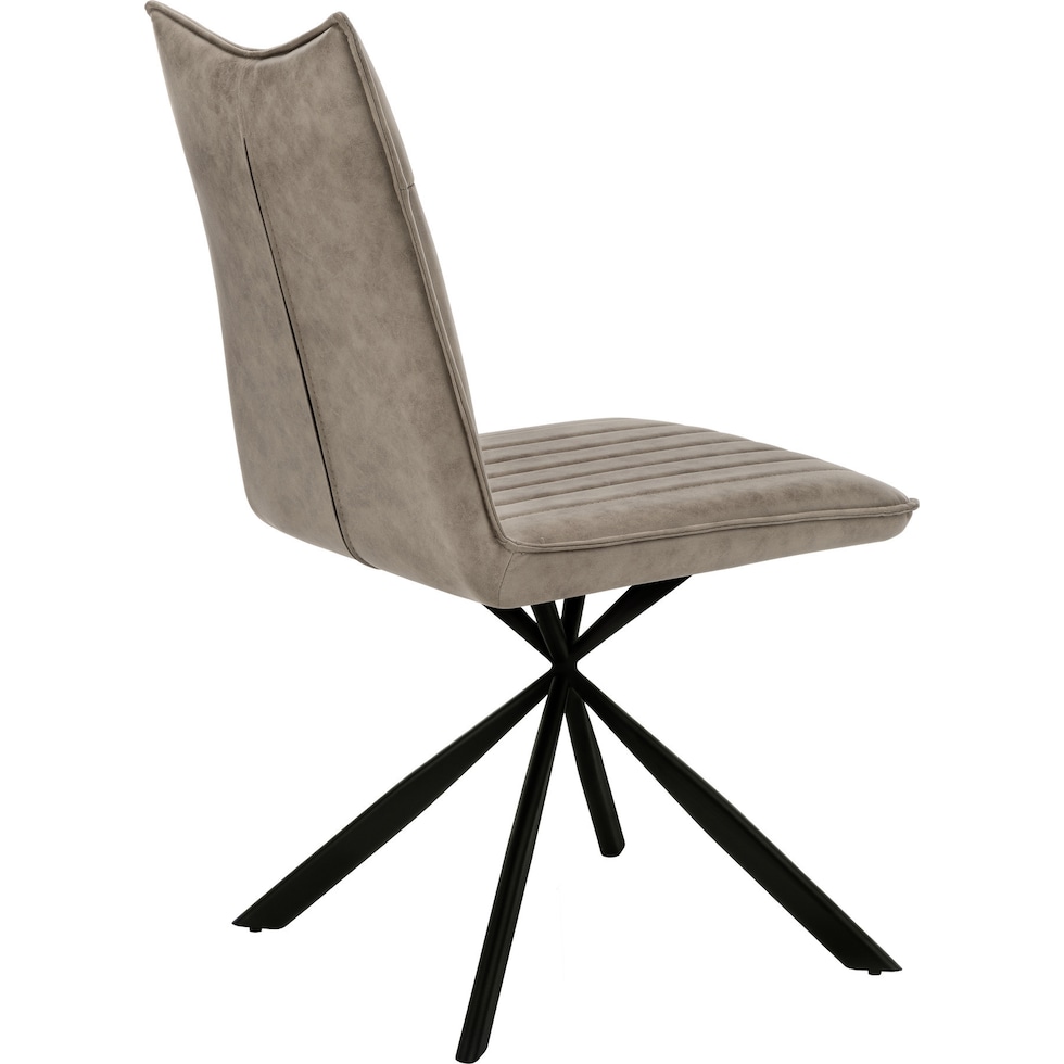 dex beige black chair   