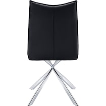 dex black chrome chair   