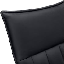 dex black chrome chair   