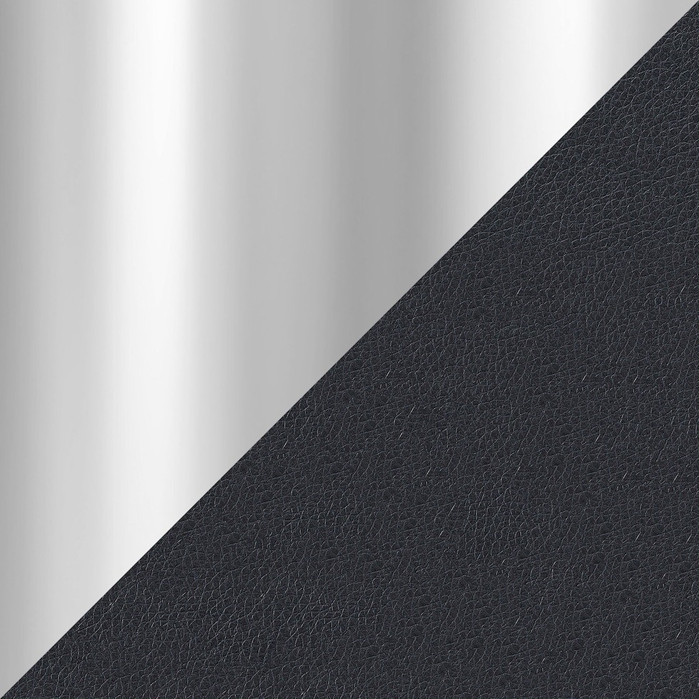 dex black chrome chair   