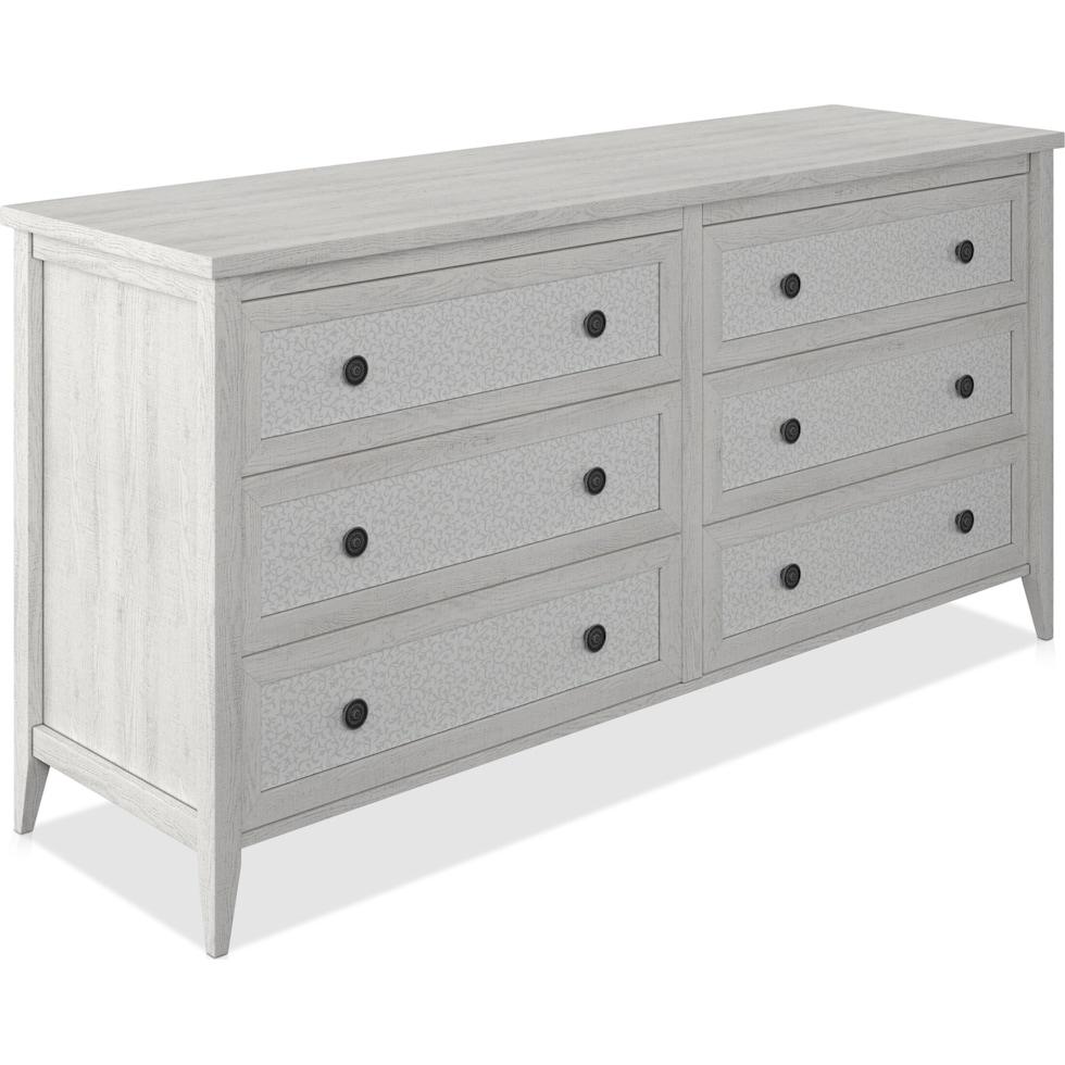 dex white dresser   