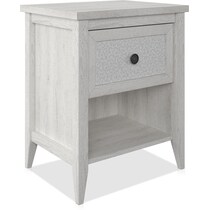 dex white nightstand   