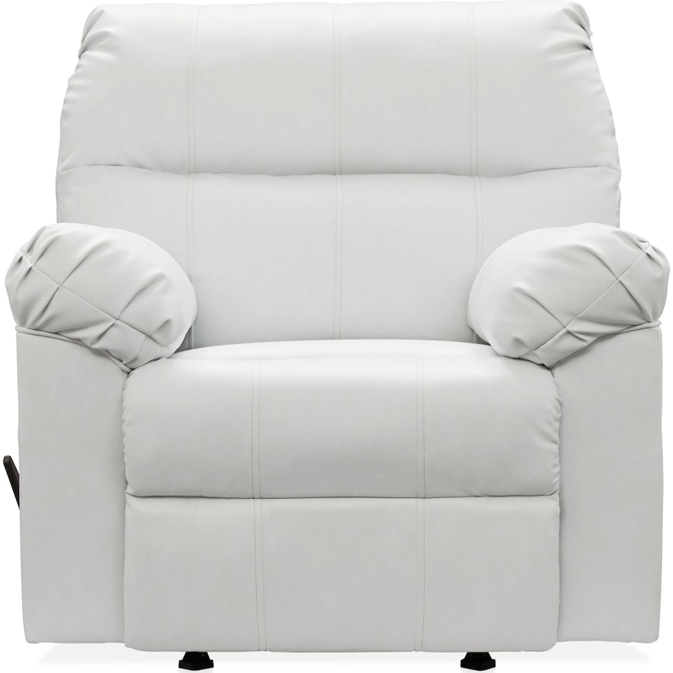 dexter white recliner   