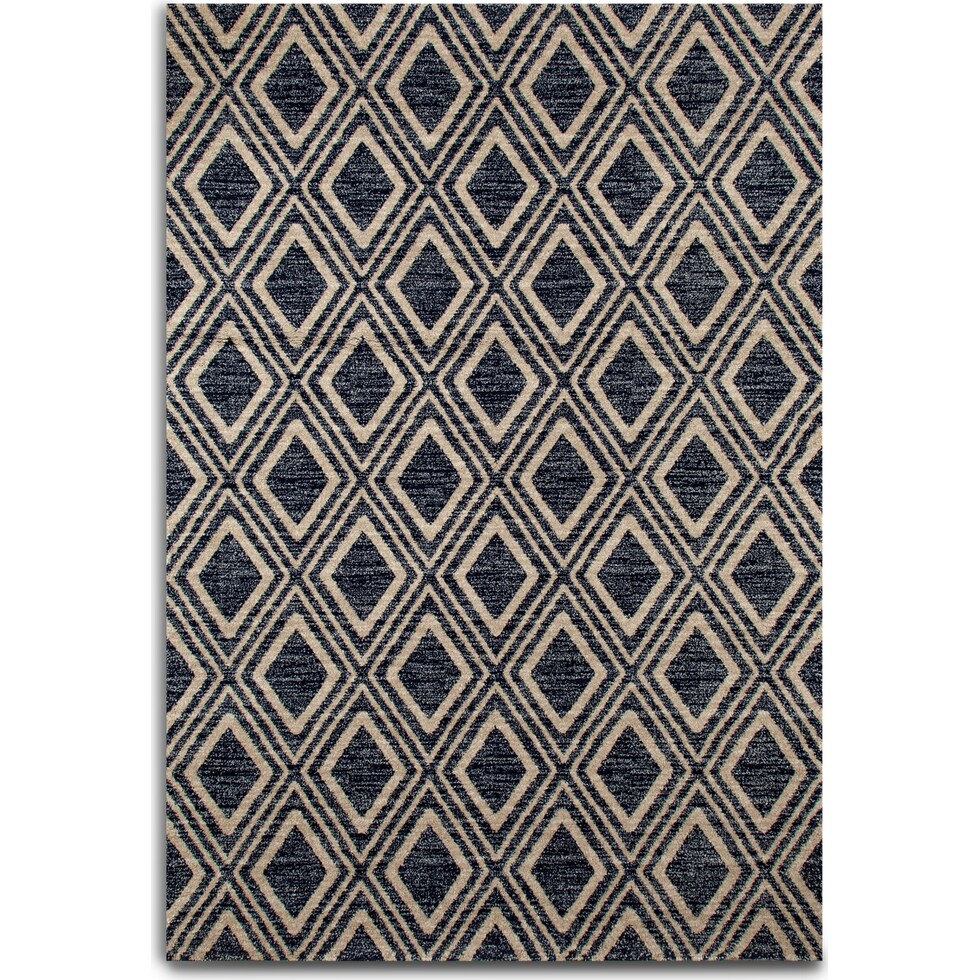 diamond blue area rug ' x '   