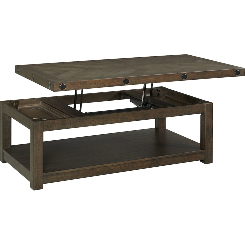 dill gray coffee table   